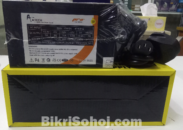 A.TECH SVD-W200 PRO REAL 200W Black ATX Power Supply